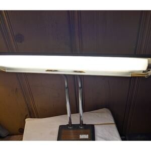 Vintage 60's Gooseneck Desk Lamp As seen on Madmen WORKING! Hamilton Ind.